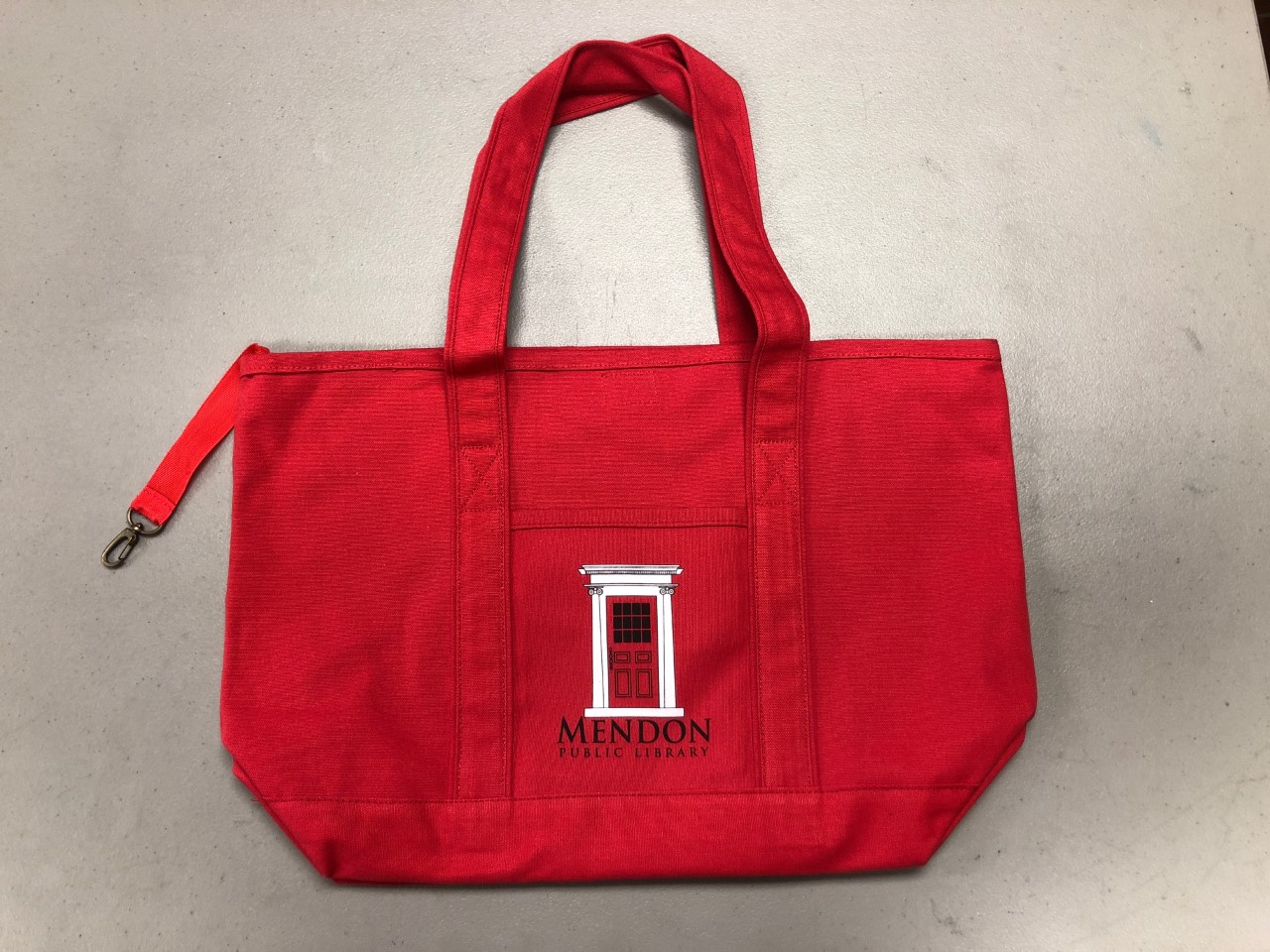 Friends Offer New & Larger Red Tote Bags for Sale