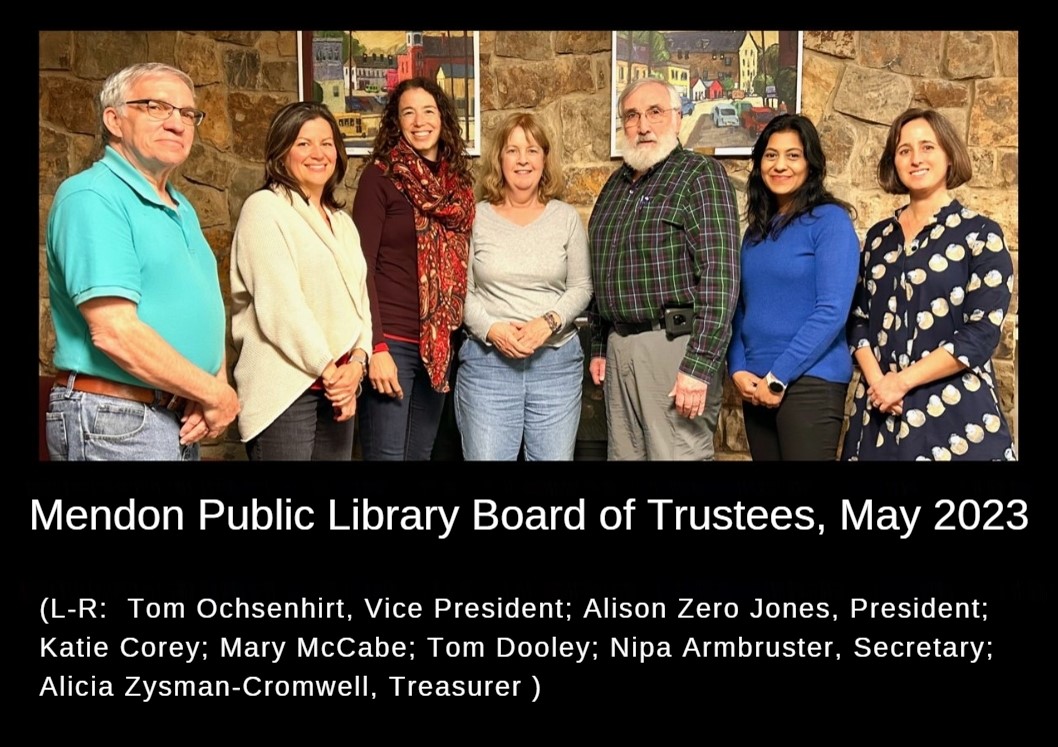 MPL Board of Trustees as of May 2023