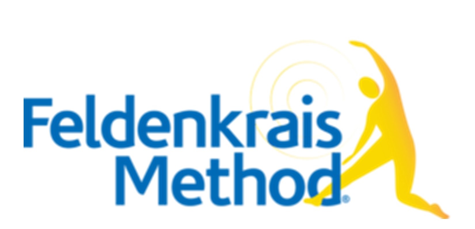 Logo for the Feldenkrais Method with a graphic of a slightly leaning person.