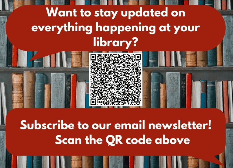 QR code for e-newsletter sign up