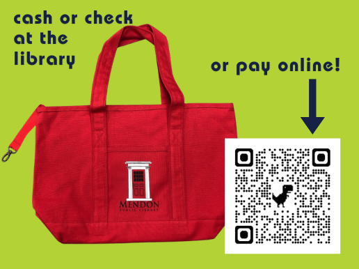 Friends of MPL Red Tote Bags for Sale