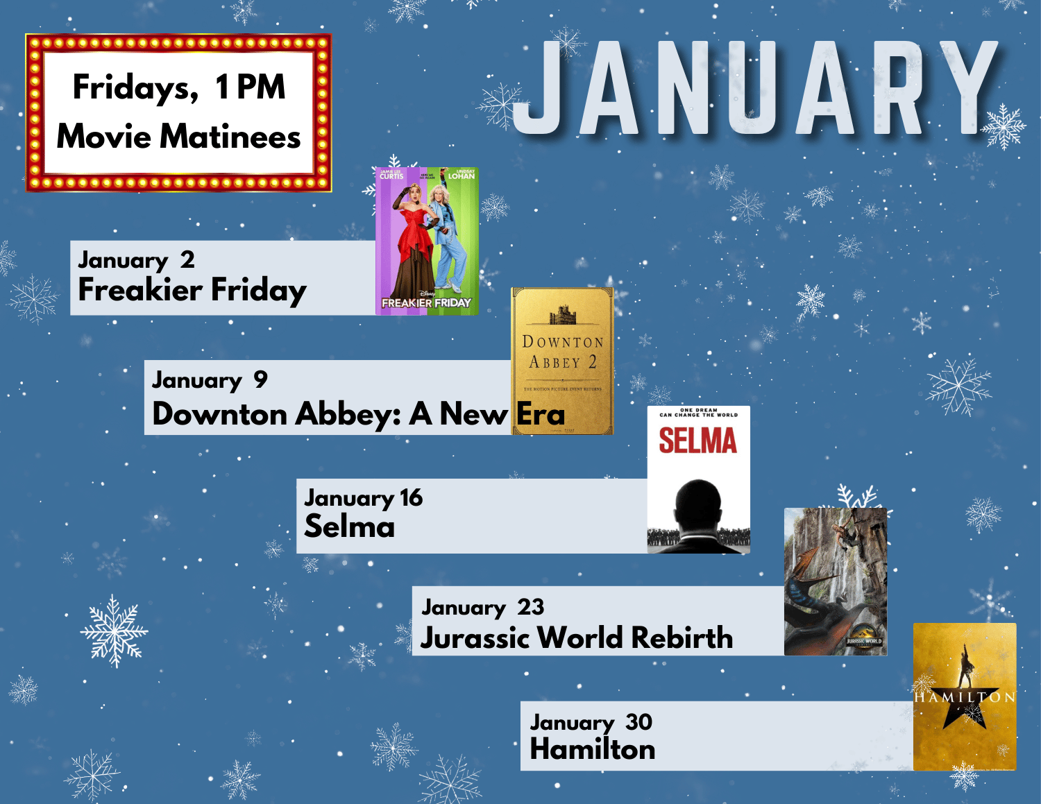 Friday Movie Matinees