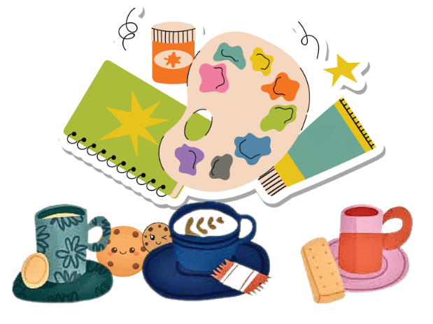 Cookies, Tea, Art, & Stories: Drop-In, Meet the Artists, & Hear a Story