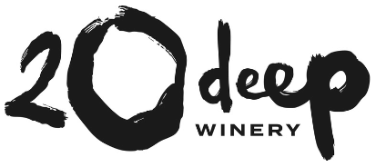 Logo for 20 Deep Winery.