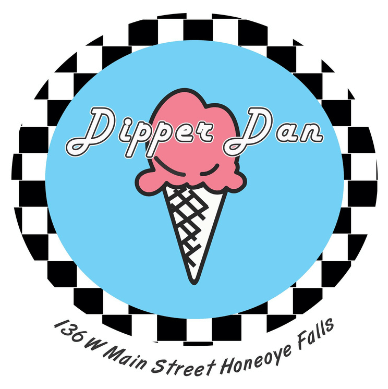 Logo for Dipper Dan's Ice Cream.