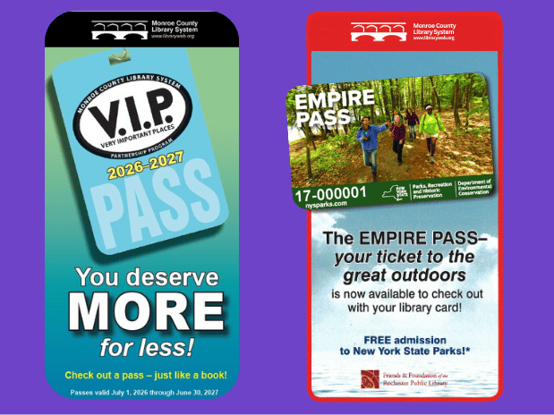 V.I.P. Passes and Empire State Park Passes 2026-2027