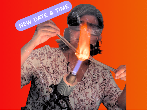 NEW DATE and TIME: Dinosaur Hot Glass Demonstration and Make Your Own Clay Dino or Fossil
