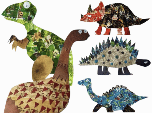 Dino Collage for Kids